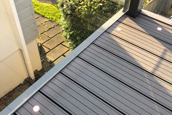 Composite Decking image with glass